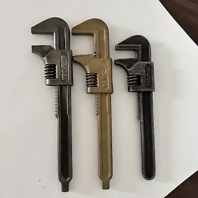 Three  Vintage Adjustable Monkey Wrenches Ford-M-U.S.A • $9.95