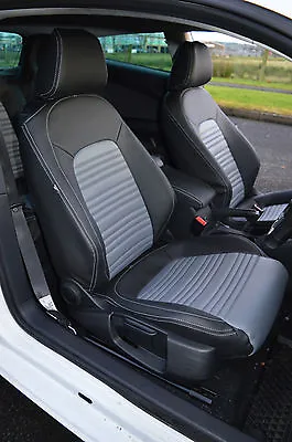 Volkswagon VW Scirocco Tailored Seat Cover - Black With Grey Centre Panels • $642.04