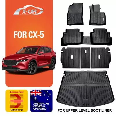 Heavy Duty Floor Car Cargo Kick Trunk Mats Boot Liner For Mazda CX5 CX-5 22-24 • $49.95