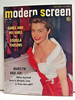 Modern Screen 1954 Magazine Esther Williams Marilyn Monroe • $19.99