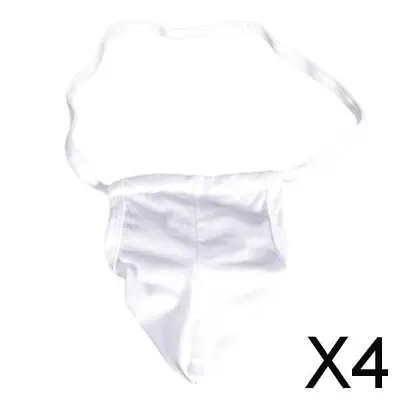 4X Mens  Pouch  Posing Strap  White • £11.54