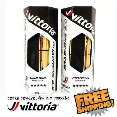 Vittoria Corsa Control G+2.0 700x28C 320TPI  Clincher Bike Tire - Para Skinwall • $67.90