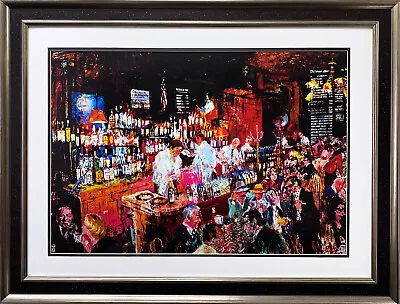 LeRoy Neiman  P.J. Clarkes  NEWLY CUSTOM FRAMED Art Bar New York City PJ NYC  • $199.99