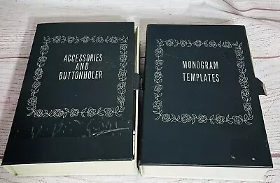 Large  Sears Kenmore Sewing Machine Accessories & Button Holer- Monogram Temp. • $40