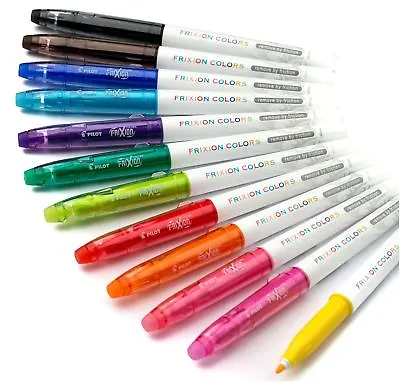 £2.50 • Buy Pilot Frixion Colors Erasable Felt Tip Colouring Marker Pen - In 12 Colours