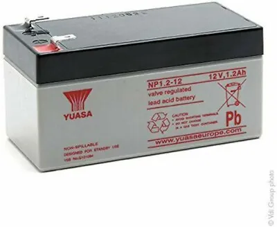 Yuasa NP1.2-12 Auxiliary Battery 12v 1.2a Fits Audi Land Rover Mercedes • £17.06