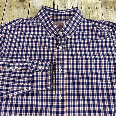 J Press Shirt Button Down Mens Dress Casual Oxford Shirt Made In USA • $39.95