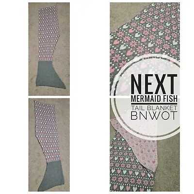 Next Fairisle Mermaid/ Fish Tail Blanket BNWOT  • £19.99