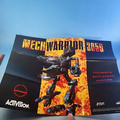 Super Nintendo Mechwarrior 3050 Authentic Original Insert Poster SNES • $6.99