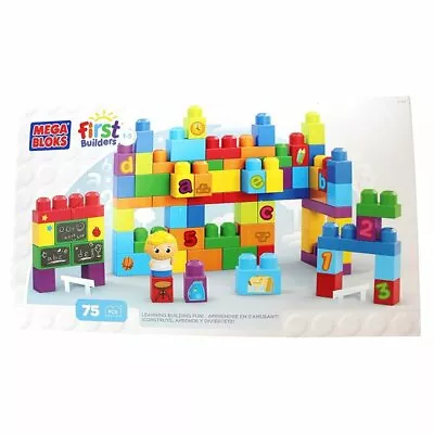 Mega Bloks First Builders Learning Building Fun! 75 Pcs  • $24.99