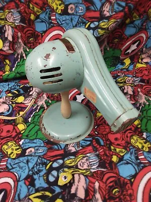 Vintage McGraw Edison Tropic-Aire Baby Blue Hair Dryer W/ Stand (C DESCRIPTION) • $27.77