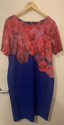 £15 • Buy M&S Occasion Party Business Tailored Stretch Stunning Dress Size  20