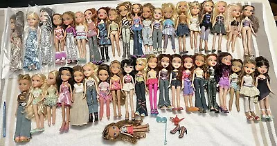 $999.99 • Buy Massive Lot Of 40 MGA 2001 Bratz Dolls & Accessories Chole Sasha Jade Yasmin