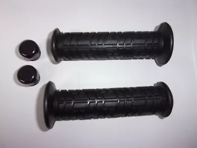 Black Atv Hand Grips For Thumb Throttle Yamaha Yfs 200 Blaster  Yfz 350 Banshee • $17.99