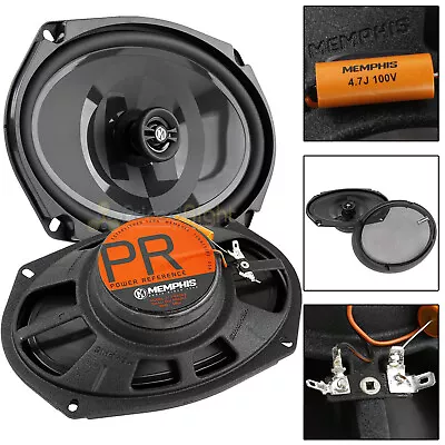 Memphis Audio 6x9  2 Way Shallow Coaxial Speakers Power Reference 100W Max Pair • $139.95