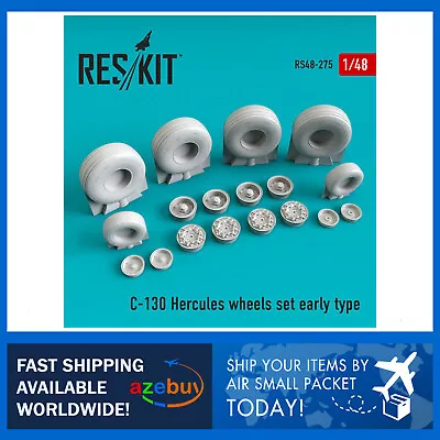 Lockheed C130 Hercules Aircraf Wheels Set Early Type 1/48 Model RESKITRS48-0275 • $31.99