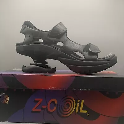 Z Coil Mens Sidewinder Sandal Black Open Spring Size 13 • $149.90