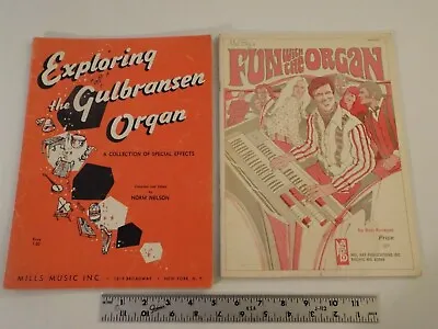 $7 • Buy 2 Lot-exploring Gulbransen Organ-special Effects-1960-mel Bay-fun With The Organ