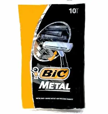 Bic Metal Bar Disposable Razor For Men 10 Count • $6.75