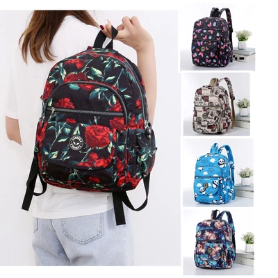 £16.99 • Buy Season Crinkle Nylon Medium Backpack Woman Back Pack Waterproof