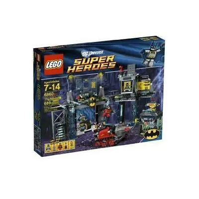 £100 • Buy LEGO 6860 DC Comics Super Heroes: The Batcave Brand New In Sealed Box