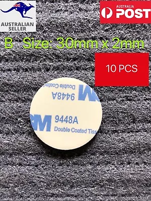 10 PCS 3M Double Sided Sticker Tape Side Wall Car Self Adhesive Pads 30mm X 2mm • $3.99