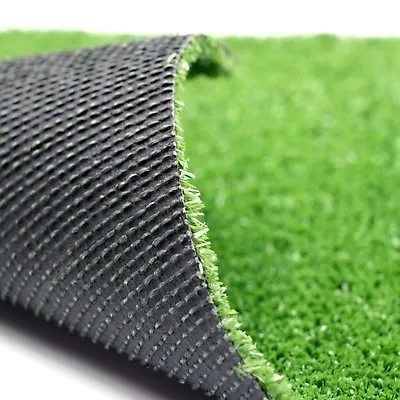 £29.95 • Buy Budget Artificial Grass 7mm Cheap Value Fake Lawn Astro Turf Balcony Hot Tub