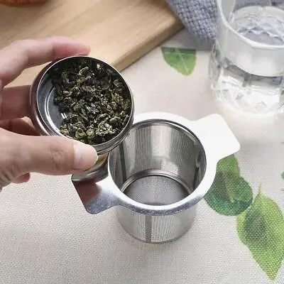 Mesh Tea Infuser Strainer Leaf Filter Leaks Sieve Metal Fast Cup  NEW • $2.71
