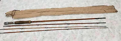 Vtg  #1362 Shakespeare 4 PC Spring Brook Bamboo Fly Rod 1362 9'  Original Sleeve • $74.92