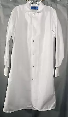 Aramark Lab Jacket Coat Extra Small White Snap Costume Mad Scientist Long Sleeve • $29.99