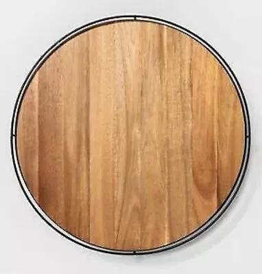 Hearth & Hand With Magnolia 18-inch Acacia Wood Lazy Susan Rotating Serve Tray • £57.86