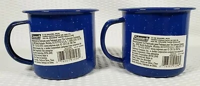 Coleman 12-ounce Enamel Mug Blue 2000016419 Set Of 2 • $15.95