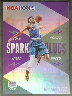 2020-21 NBA Hoops De'Aaron Fox Spark Plugs #1  • $1.59