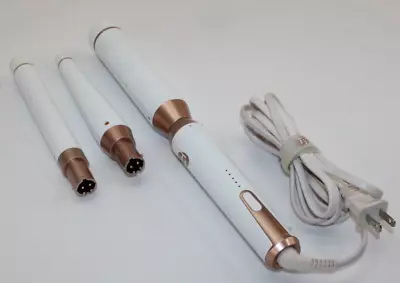 T3 Whirl Trio 3 Interchangeable Styling Wands White/Rose Gold • $45.99