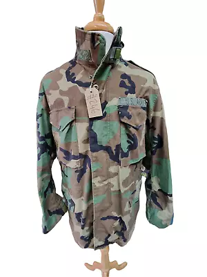£69.95 • Buy US Army Issue Woodland Cold Weather Field M65 Combat Jacket Large/Regular #246