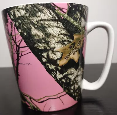 Mossy Oak Pink Camo Coffee Cup Mug Dishwasher Microwave Safe 4.25  Break Up • $9.99