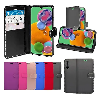 For Samsung Galaxy A90 5G 2019 Case Wallet Flip PU Leather Stand Card Slot Cover • £4.99