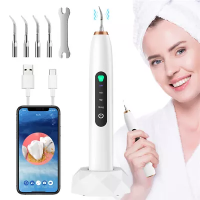 $20.01 • Buy Electric Toothbrush Cleaner Sonic USB Rechargeable 5 Modes 3 Brush Heads Travel