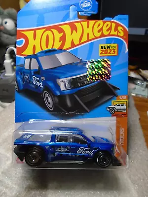 Hot Wheels 2023 Factory Sticker HW Hot Trucks Ford F-150 Lightning Custom • $3