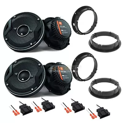 4) JBL GTO629 6.5  Front & Rear Door Speaker+ Adapters For 1998-2013 Volkswagen • $259.99