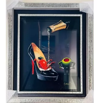 Michael Godard  Champagne Shoe  Sculptograph 2019 • $1200