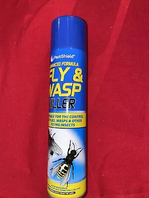 2x FLY AND WASP KILLER SPRAY Kills Flies Wasp Midges Mosquito Fast Acting 300ml  • £5.50