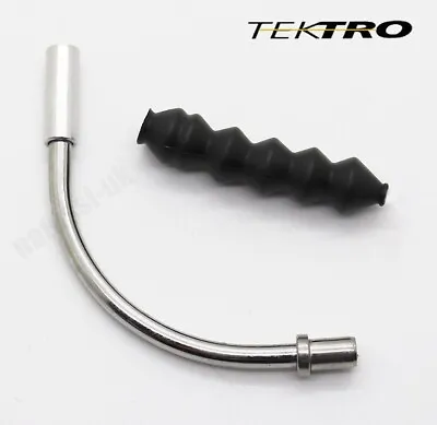 Tektro 90° V-Brake Guide Pipe Noodle & Cable Boot  MTB Hybrid Bike Rear Brake • £4.45