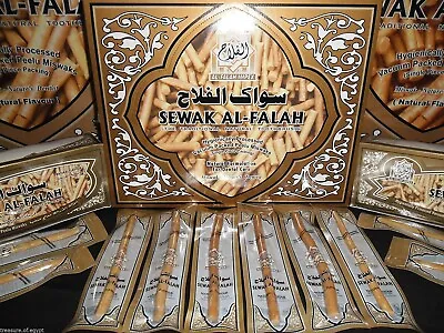 $10.99 • Buy 12 X Al-Falah Miswak (Sewak) Traditional 100% Natural Toothbrush