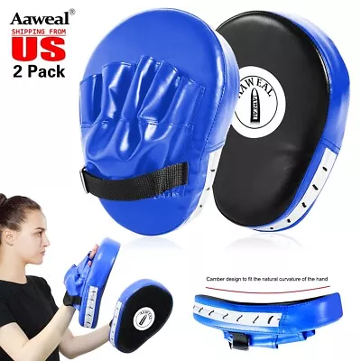 Muay Thai Boxing Pads By Aaweal Punching Mitts MMA Focus Pads Boxing Training • $16.99