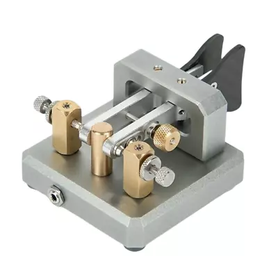 Morse Code Double Paddle Automatic Key Short Wave CW Telegraph Key For Ham NEW • $75.97