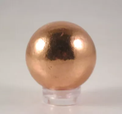 1.2 Inch Solid COPPER SPHERE With Stand - MICHIGAN • $10