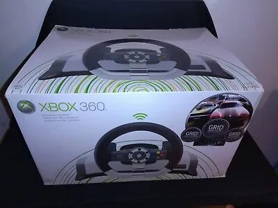Xbox 360 Steering Wheel And Pedals Wireless Brand New Still Factory Sealed  • $300