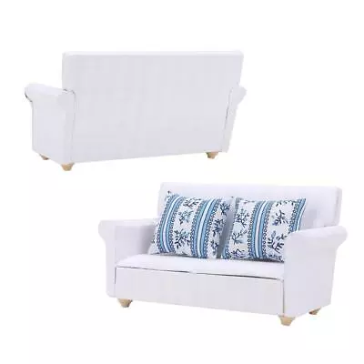 1/12 Dollhouse Miniature Sofa Set Living Room Furniture Accessories (2 So • $11.25