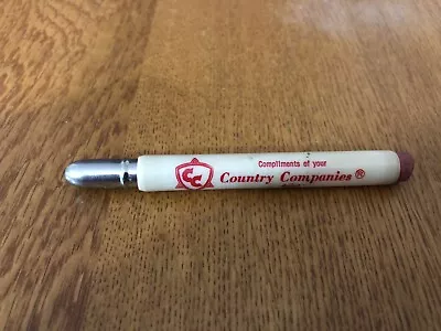 Vintage Country Companies Insurance Advertising Bullet Pencil • $9.99